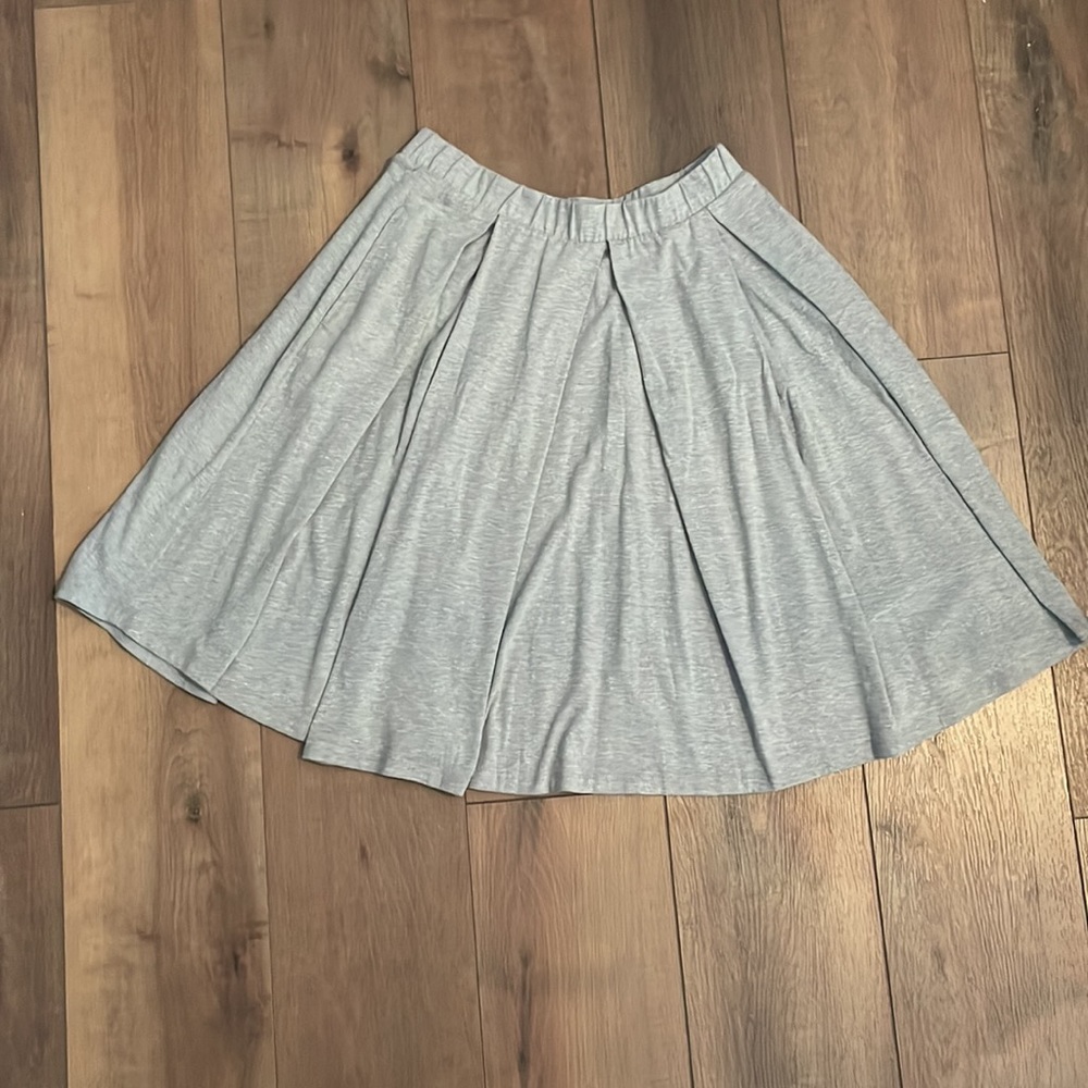 Lularoe Madison Pleated Skirt Gray size small